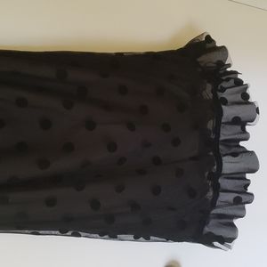 Black cocktail dress